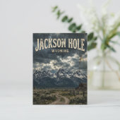 Jackson Hole Wyoming Postkarte (Stehend Vorderseite)