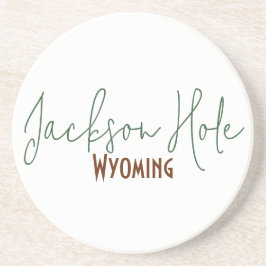 Jackson Hole, Wyoming Reise-Souvenir Getränkeuntersetzer