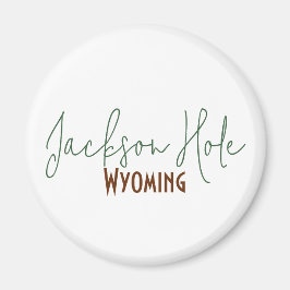 Jackson Hole, Wyoming Reise-Souvenir Magnet