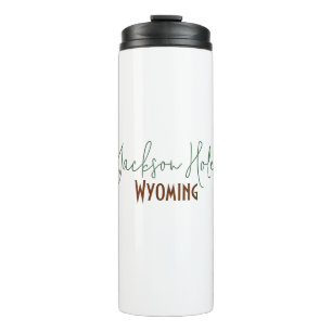Jackson Hole, Wyoming Reise-Souvenir Thermosbecher