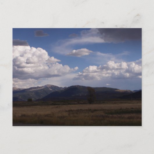 Jackson Hole Wyoming Series Postkarte (Vorderseite)