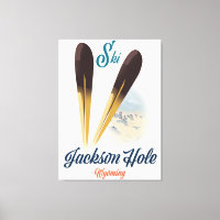 Jackson Hole Wyoming Ski Poster