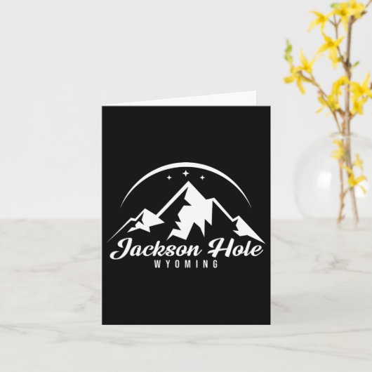 Jackson Hole Wyoming Ski Resort Skifahren Snowboar Karte (Gelbe Blume)