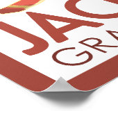 Jackson Hole, Wyoming - Skier and Tram Poster (Ecke)