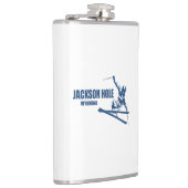 Jackson Hole Wyoming Skier Flachmann (Rechts)