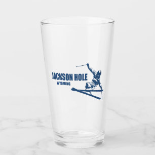 Jackson Hole Wyoming Skier Glas
