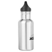 Jackson Hole Wyoming Skispringer Edelstahlflasche (Links)