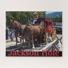 Jackson Hole Wyoming Stagecoach Puzzle