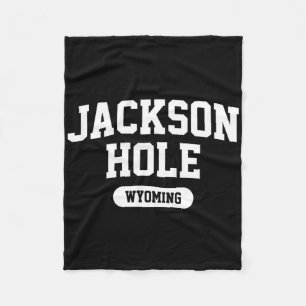 Jackson Hole Wyoming Tetons Skifahren Fleecedecke