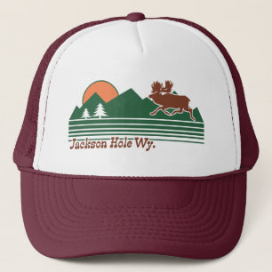 Jackson Hole Wyoming Truckerkappe