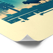 Jackson Hole Wyoming Vintag Poster (Ecke)