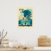 Jackson Hole Wyoming Vintage Poster (Küche)