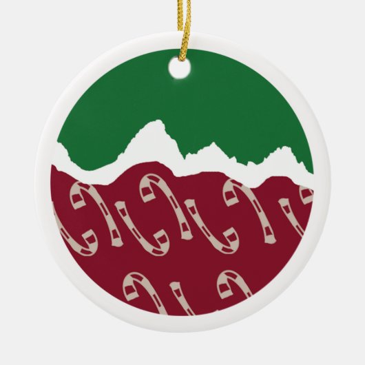 Jackson- Holeweihnachten Keramik Ornament (Vorne)