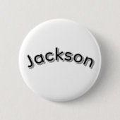 Jackson Jungenname, Button (Vorderseite)