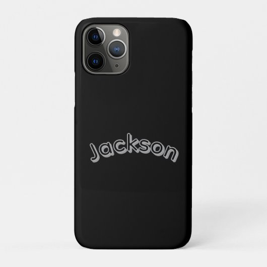 Jackson Jungenname, Case-Mate iPhone Hülle (Rückseite)