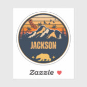 Jackson, Kalifornien Aufkleber (Blatt)