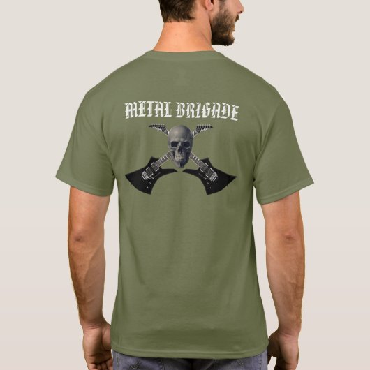 Jackson Kelly Guitar Metal Brigade Shirt (Rückseite)