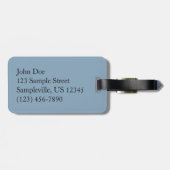 Jackson Lake Dam Reflection in Grand Teton Park Gepäckanhänger (Rückseite horizontal)