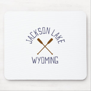 Jackson Lake Wyoming Outdoor Vintage Mousepad