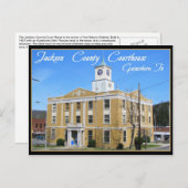Jackson Landkreis Courthouse - Gainesboro, TN Postkarte (Vorne/Hinten)