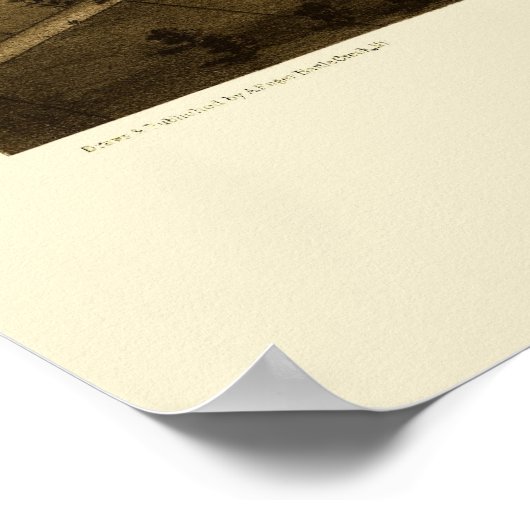 Jackson, MI Panoramic Map - 1868 Poster (Ecke)