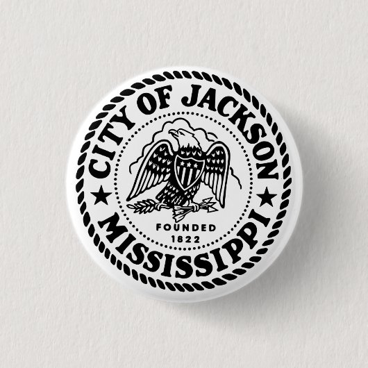 Jackson Mississippi Button (Vorderseite)