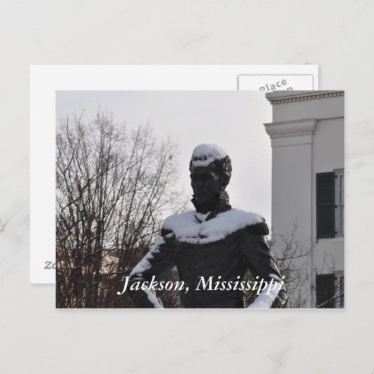 Jackson, Mississippi Postkarte (Vorne/Hinten)