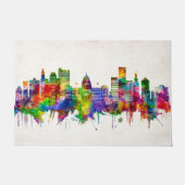 Jackson Mississippi Skyline Fußmatte (Vorderseite)