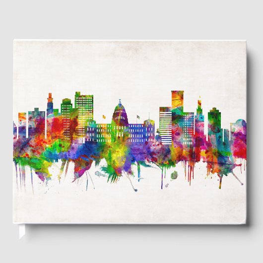Jackson Mississippi Skyline Gästebuch (Vorderseite)