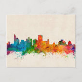 Jackson Mississippi Skyline Postkarte (Vorderseite)