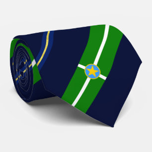 Jackson (Mississippi) Stadtflagge Neck Tie Krawatte