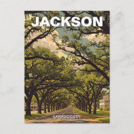 Jackson Mississippi Travel Postkarte