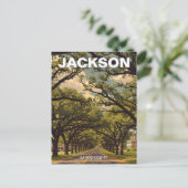 Jackson Mississippi Travel Postkarte (Stehend Vorderseite)