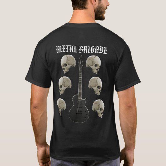 Jackson Monarkh Guitar Metal Brigade Shirt (Rückseite)
