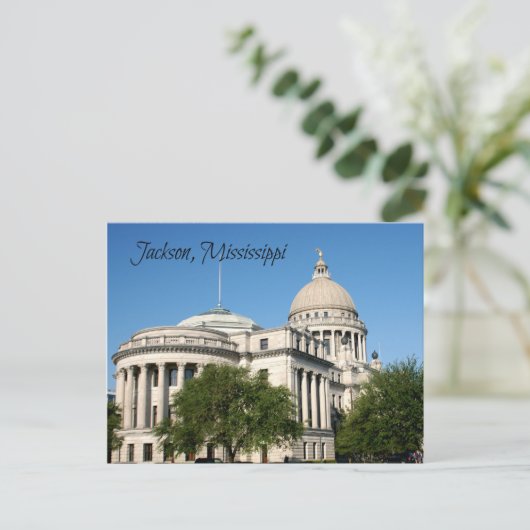 Jackson, MS Postkarte (Stehend Vorderseite)