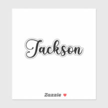 Jackson Name - Handgeschriebene Kalligrafie