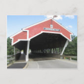 Jackson NH Covered Bridge Postkarte (Vorderseite)