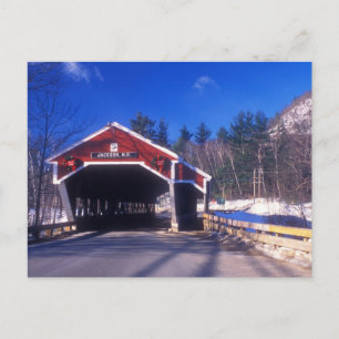 Jackson NH Covered Bridge Postkarte