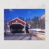 Jackson NH Covered Bridge Postkarte (Vorderseite)