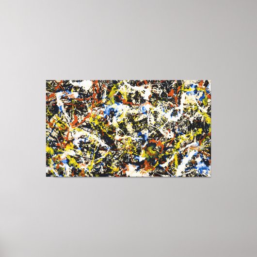 jackson pollock art painting leinwanddruck (Vorderseite)