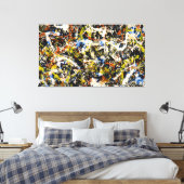 jackson pollock art painting leinwanddruck (Insitu (Schlafzimmer))