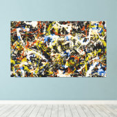 jackson pollock art painting leinwanddruck (Insitu (Holzboden))