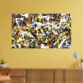 jackson pollock art painting leinwanddruck (Insitu (Wohnzimmer))