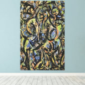 jackson pollock art style leinwanddruck (Insitu (Holzboden))