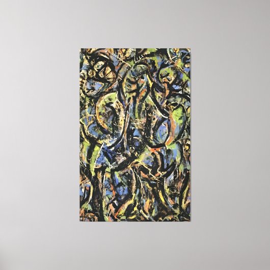 jackson pollock art style leinwanddruck (Vorderseite)
