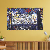 jackson pollock art style leinwanddruck (Insitu (Wohnzimmer))