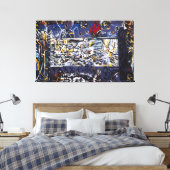 jackson pollock art style leinwanddruck (Insitu (Schlafzimmer))