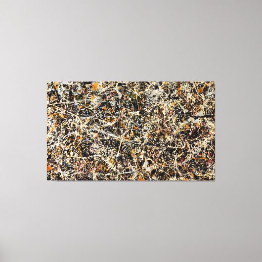 jackson pollock painting leinwanddruck (Vorderseite)