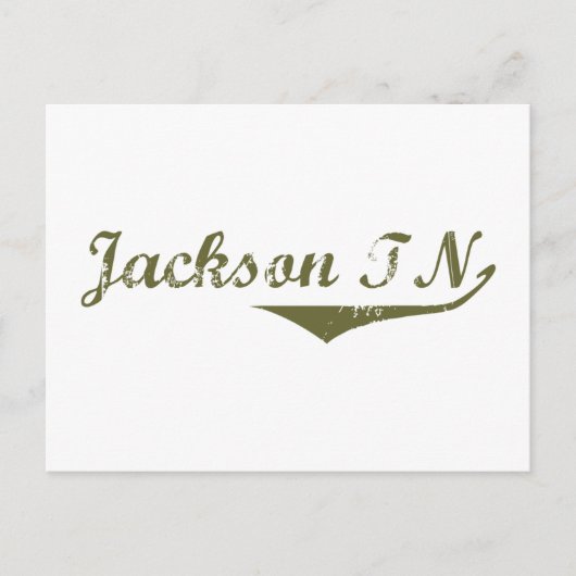 Jackson Revolution auf Shirts Postkarte (Vorderseite)