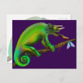 Jackson’s Chameleon Aiming Postkarte (Vorne/Hinten)